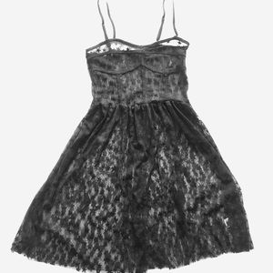 The perfect sheer little black dress 😘